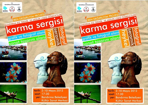 Kız Teknik ve Meslek lisesi öğrencilerinden karma sergi