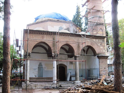 700 YILLIK  KURŞUNLU CAMİSİ YENİLENİYOR