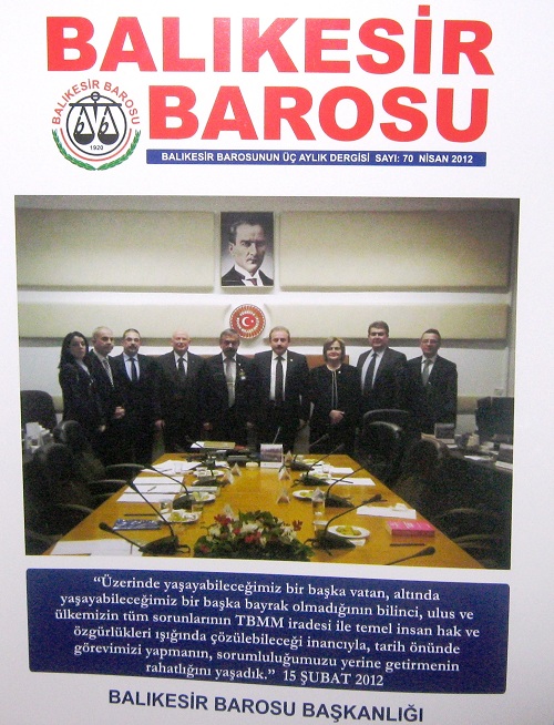 Balıkesir Barosu Dergisi yeniden yayında