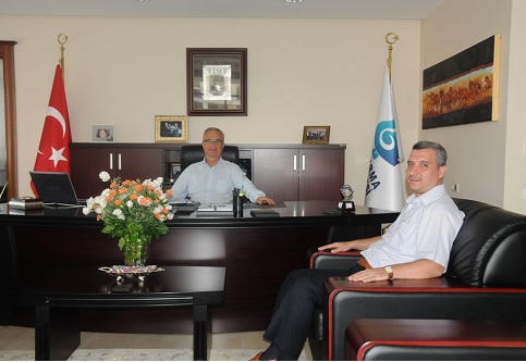 Müftü Çetin`den Başkan Pekel`e Ramazan ziyareti