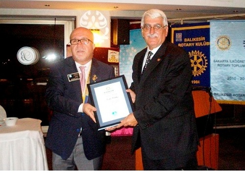 Gazeteci-Yazar Önder Balıkçı,Balıkesir Rotary Kulübü