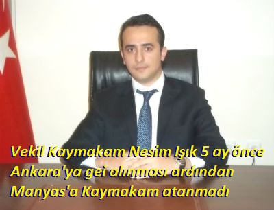 Manyas Kaymakamlığı bir yıldır boş