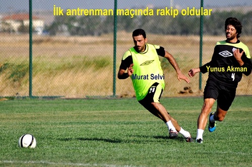 Çift kale antrenman Foto-roman`ı