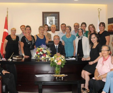 Pekel kent konseyini ziyaret etti