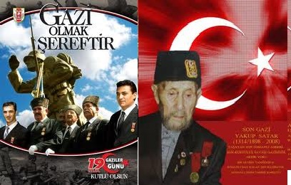 Bugün 19 Eylül Gaziler günü