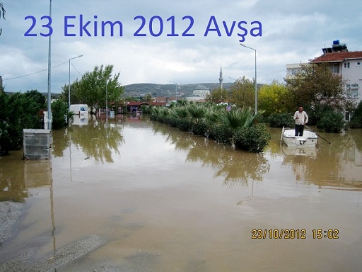 Sel`den Avşa`da etkilendi