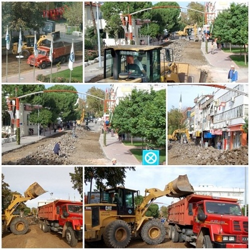 Atatürk Caddesi Yenileniyor