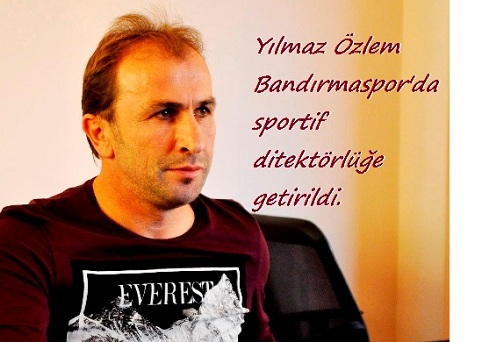 Sportif direktörlüğe Yılmaz Özlem getirildi.