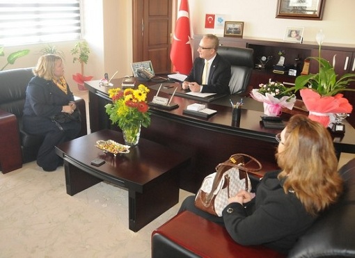 ŞMG Okul aile birliğinden Pekel`e teşekkür ziyareti