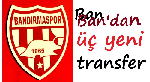 Üç yeni oyuncu alındı