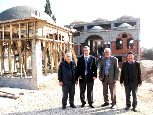 Bereketli camii tamamlanıyor