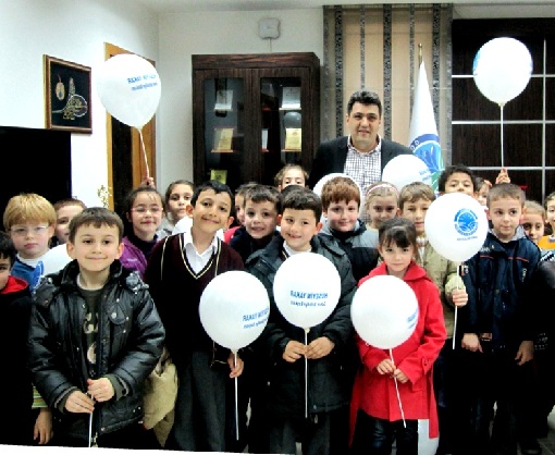 Miniklerden belediye ziyareti