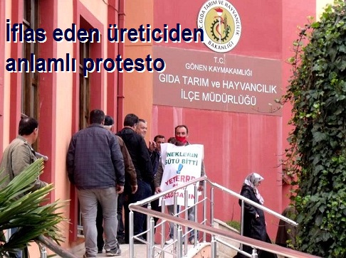 Hasanbey Köyü çiftçisi Can, patladı: