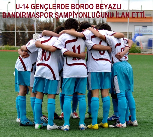 U-14 Bandırma derbisini de bordo beyazlı ekip kazandı