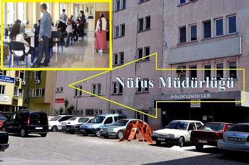 Nüfus yeni yerine taşındı.