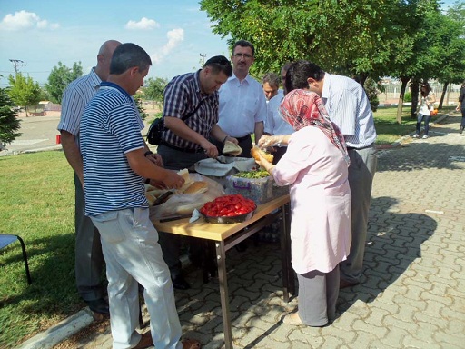Sınav heyecanını attılar