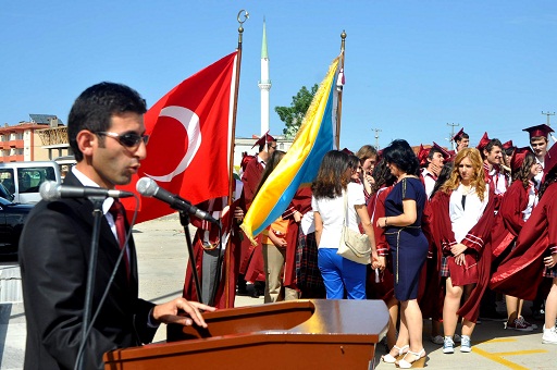 Anadolu lisesi 167 mezun verdi.