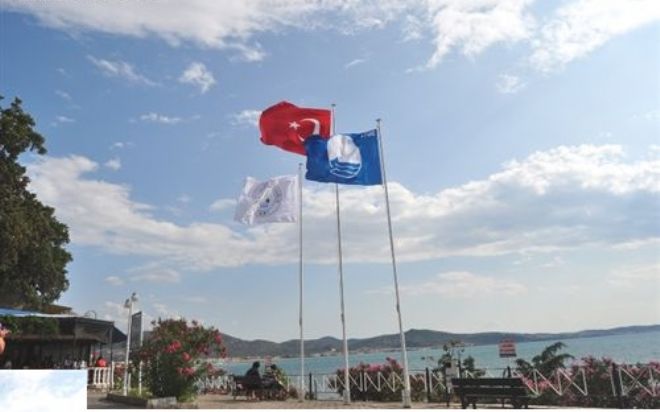 5 Plajına Mavi Bayrak