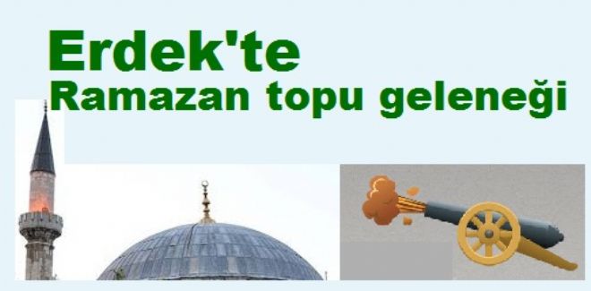 Erdek`te, Ramazan topu geleneği