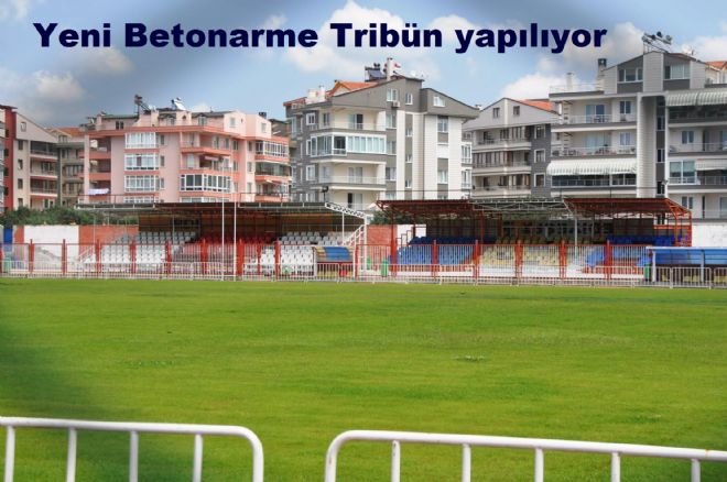 Erdek stadına yeni tribün