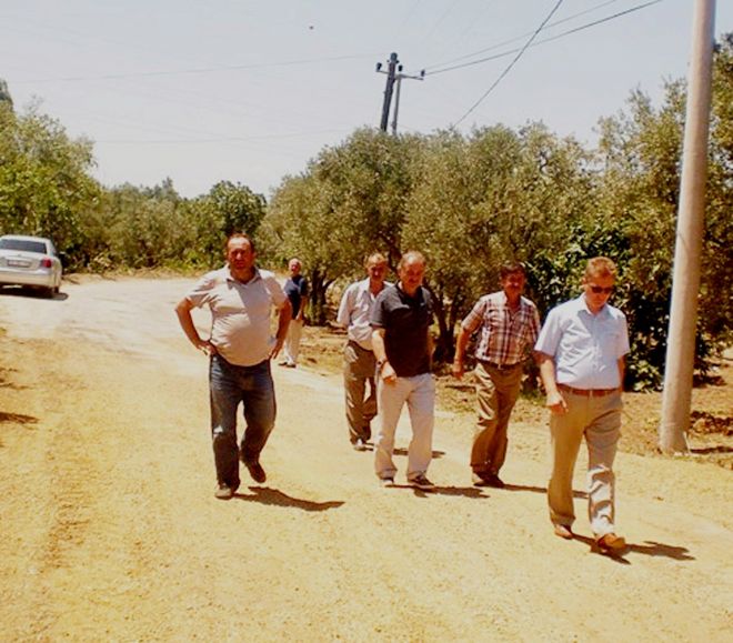 Belkıs yolu yapılıyor