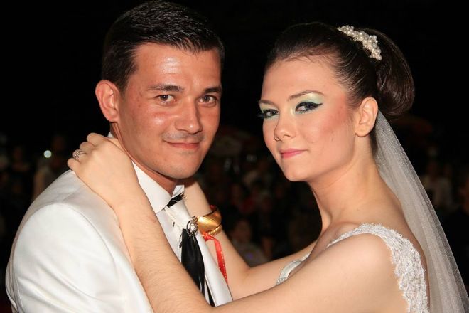 Bir birlerine çok yakıştılar.