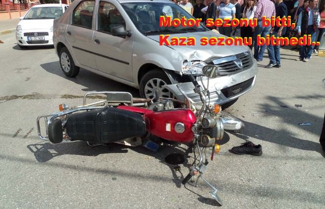 Gönen`de kaza