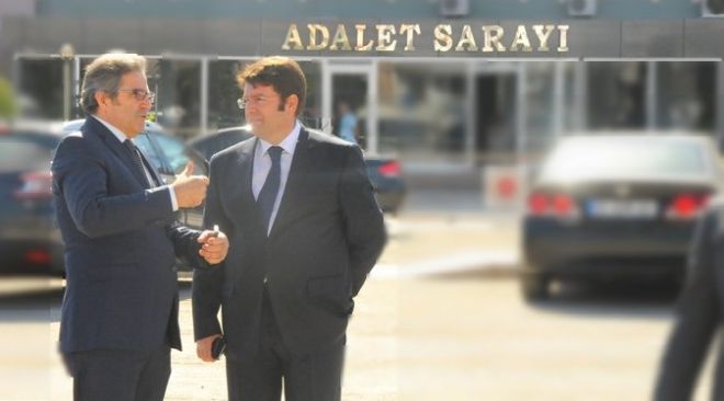 Adliye çevresi düzenleniyor