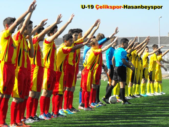  U-19 Çelik, Hasanbey`e boyun eğdi. 1-2