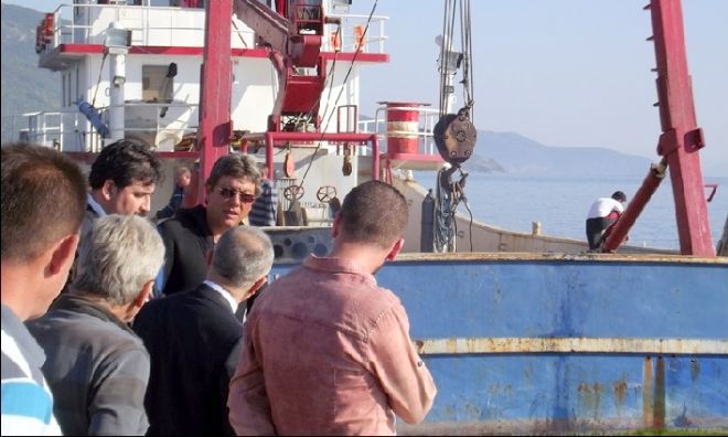 Marmara açıklarında yan yatmıştı.
