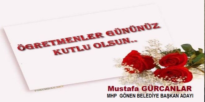 Öğretmenler Gününüz Kutlu Olsuz