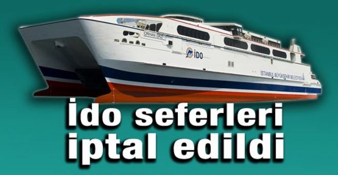 Feribot Seferleri İptal Edildi