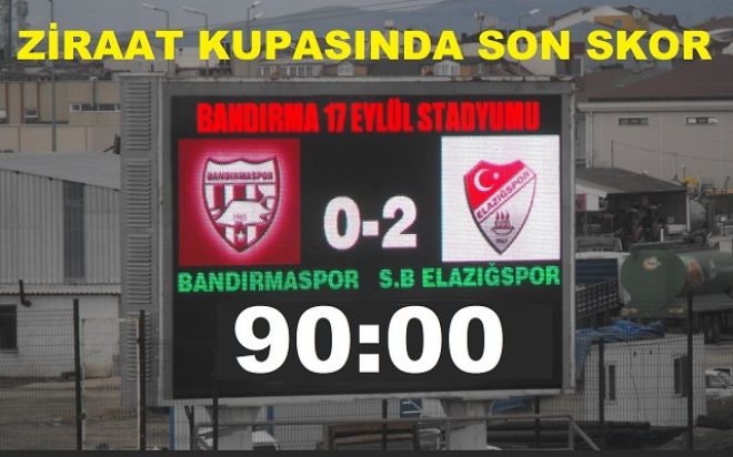 Bandırma 4. turda  Kupa`ya veda etti