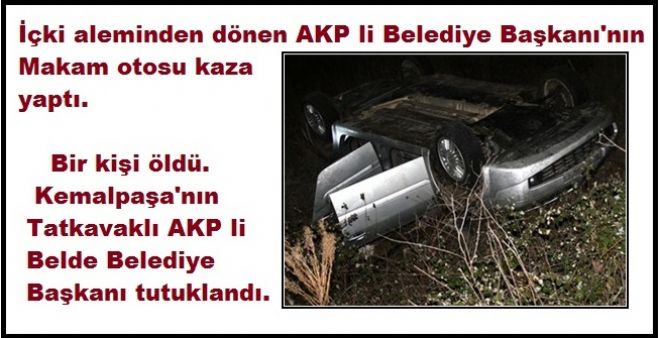 Makam aracı takla attı: 1 ölü