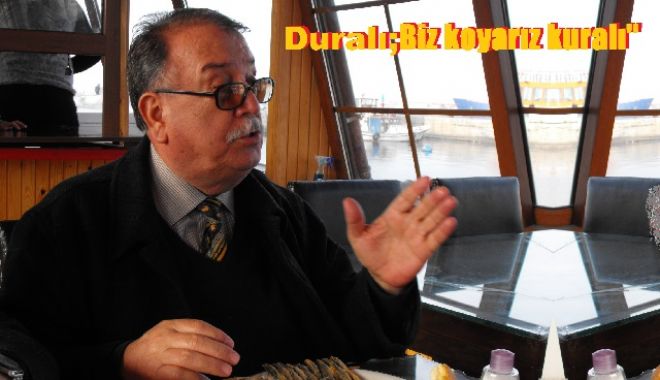 Duralı,`` Adaylığım güven bunalımından kaynaklandı``