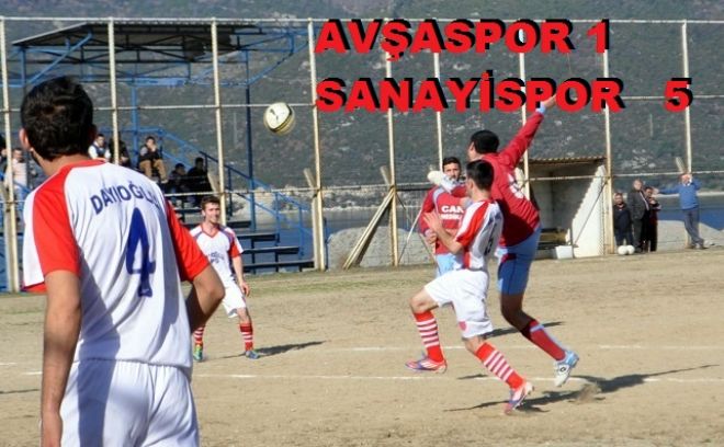 AVŞASPOR 1-5 SANAYİSPOR