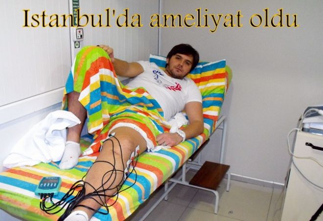 Ocaklarspor`un Stoperi Fatih ameliyat oldu.