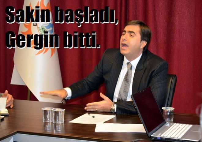 Erdek Meclisinde seviye ayaklar altında