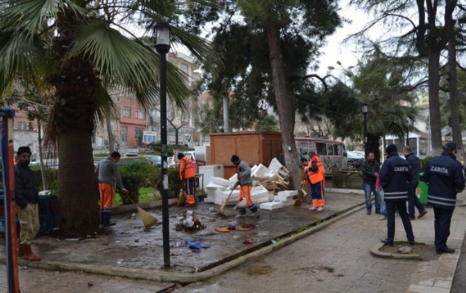 Balıkçı Tezgahları Kaldırıldı