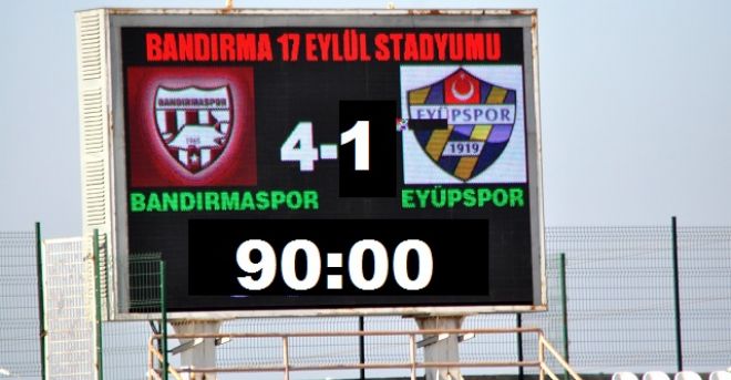 Bandırmaspor 4-1 Eyüpspor