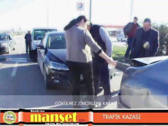 Köpek telef, Araçlar haşat oldu.
