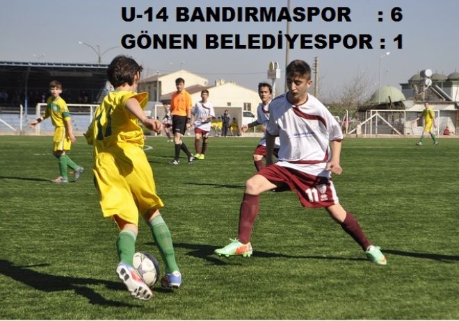 U-14 BANDIRMASPOR 6-1 GÖNEN BELEDİYESPOR