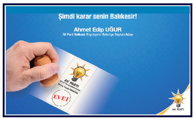 Şimdi karar senin Balıkesir!