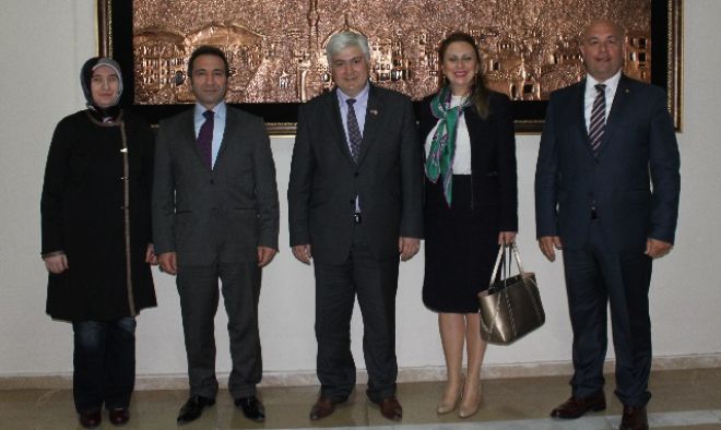 İlk ziyaret Kaymakamlığa