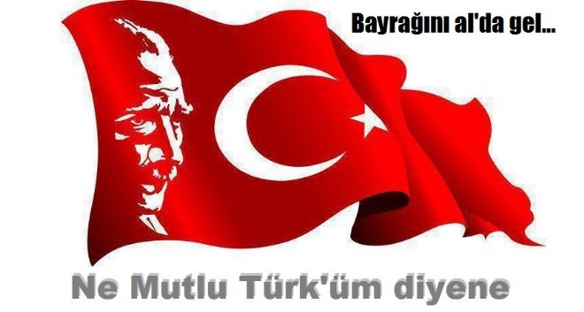 Bandırma`da Bayrak`a saygı yürüyüşü