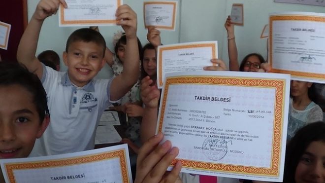  22 Bin Öğrenci karne aldı. 