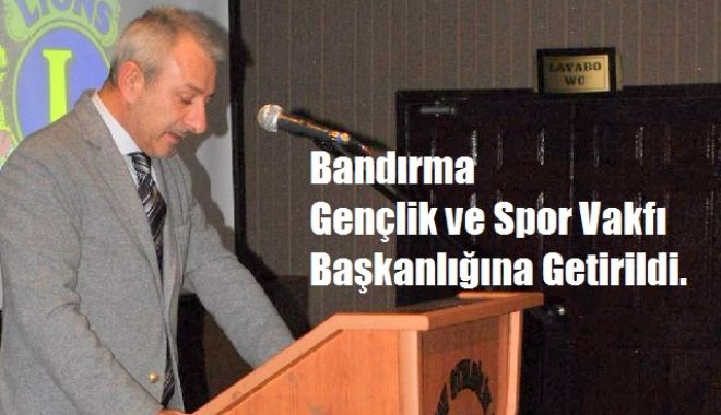 Vakıf başkanlığa Metin Yalçınkaya seçildi.