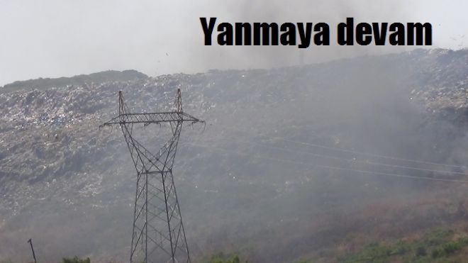Çöplük yanıyor