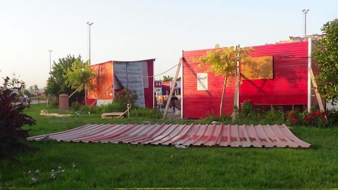Fırtına etkiledi.