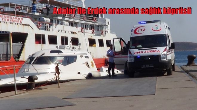Deniz Ambulansları güven veriyor.